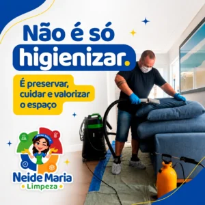 Limpeza de sofá